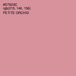 #D7929C - Petite Orchid Color Image